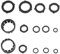 AERZETIX - C77193 - Kit assortiment d'étanchéité joints toriques 14 pièces - en caoutchouc - raccord rapide d'arrosage o-ring