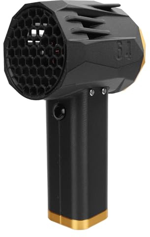 X64 Violent Turbo Fan, Mini Jets Turbo Fan, 64mm Car Violent Blower, Instantaneous Thrust 1.4 Kg/s, 4000mAh Portable Cordless Leaf Blower for Patio Cleaning, Car Drying
