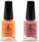 (2Pcs Set) Henna Infused Halal Nail Polish Permeable Nail Polish Vegan Long lasting Nail polish (Eternal Bliss, Amber)
