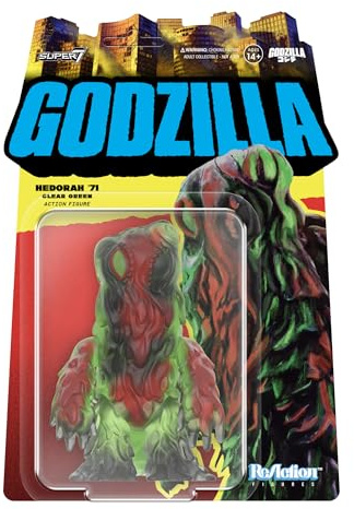 Super7 Toho Reaktionsfiguren, Hedorah (Clear Green) Action Figure