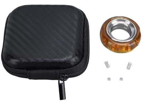 Fidget Slider, Zahnräder Fidget Ringe, Fidget Ringe Slider, stufenlos drehbare Fidget Fingerringe, Angstlinderungswerkzeug drehbar tragbar, Fidget Spielzeug für Büro