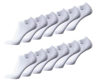 TOM TAILOR Herren Sneaker Socken 12er Pack - Baumwoll-Socken, Kurz & Komfortabel, Grau - Atmungsaktiv, Weich, Für Alltag & Freizeit, Größe 35-38, 39-42, 43-47
