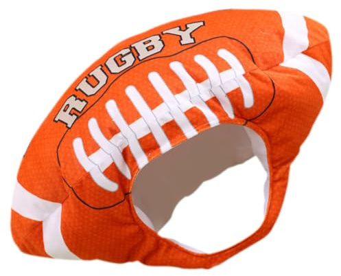 GATHINESS Sombrero de Peluche Forma de Fútbol Americano para Disfraz Cómodo y Portátil, Accesorio Decorativo Adecuado para Halloween y Fiestas de Carnaval