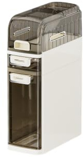 KXKJRYB Armadietto stretto Cabinet-18cm per il bagno sottile-3-Tier | I mobili da bagno sottili possono essere facilmente collocati anche in spazi ristretti, accanto al WC o al lavandino