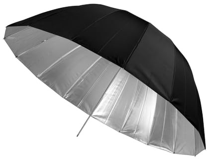 Westcott Apollo Deep Umbrella (Silver, 53)