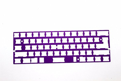 YMDK Universal eloxierte Aluminiumplatte Positionierung Board Platte Unterstützung ISO ANSI für GH60 PCB 60% Tastatur DIY