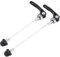 VGEBY Fahrrad Schnellspanner Set, Mountainbike Aluminiumlegierung Schnellspannachse Spieße für Vorderradnabe(15cm) und Hinterradnabe(18cm) MTB Rennrad