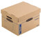 Bankers Box SmoothMove 7710201 Umzugskartons für die Küche, ohne Klebeband, einfache Tragegriffe, klein, 38,1 x 30,5 x 25,4 cm, Kraftpapier, 8 Stück