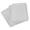 Fosly Bandejas de Plástico para Servir Comida Rápida, 6 Paquetes, Bandeja Plastico Rectangular