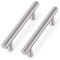 Probrico Brushed Nickel Stainless Steel Kitchen Cabinet T Bar Handle Furniture Drawer Pulls Cuoboard Knobs PD201HSS96(96mm Hole centers/150mm Long) 30 Pack