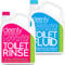 Cleenly Blue 2L and Pink 2L Toilet Chemical Rinse Solution Fluid Cleaner for Caravan and Motorhomes - Eco-Friendly, Formaldehyde Free - Upto 20 Treatments