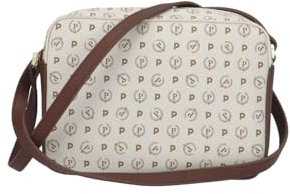 Pollini Borsa A Tracolla Da Donna Marchio Pollini, Modello Heritage TE8414PP03Q1, Realizzato In Pelle Sintetica. Marrone
