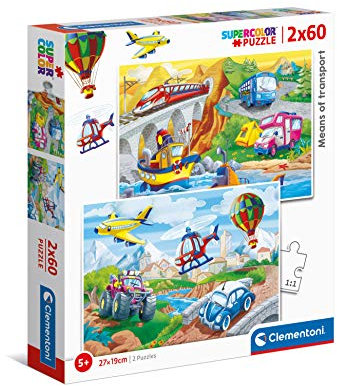 2 x 60pc Puzzle - Means of Transport