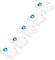 vhbw 50x bolsa compatible con Nilfisk 70GA, 84GS, GA70, GA-70, GM80, GM-80, GM90, GM-90, GS80, GS-80, GS90 aspiradora - vellón micro, blanco