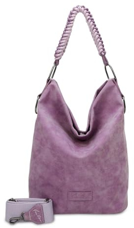 Fritzi aus Preussen Damen Olga Special Rub Dusty Lilac Hobo