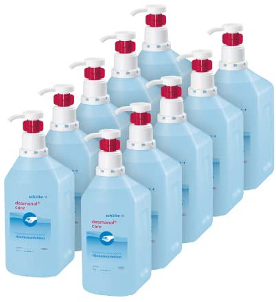 Desmanol® care hyclick, Handdesinfekion, von Schülke, 10x 1000ml