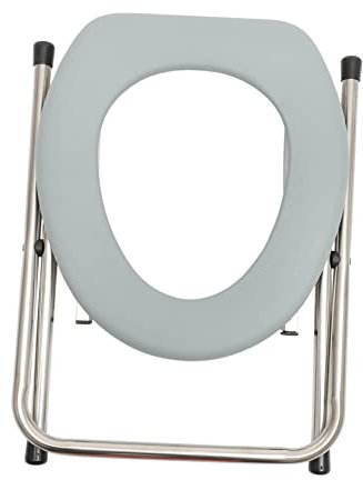 Healeved 1pc Toilet Frame for Disabled and Elderly Folding Commode Toilet Chair Porta Potty Porta Potty Portable Toilet Seat Commode Toilet Chair Potties Liners Commode Stool Stable Toilet Chair