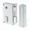 Yale Serrure en Applique Verticale à Fouillot - Axe 44 mm, Carré 7 mm - Installation Porte Main Droite - Idéal Tout Type de Porte Intérieure de Communication - en Acier Durable - 2 Clés - Blanc
