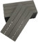 LUNICASHA WPC Terrassenfliesen Fliesen, 11PCS Holzfliesen, Balkon Bodenbelag mit Klicksystem, Balkonfliesen in Holzoptik für Garten Terrassen und Balkon, leicht zu Verlegen, Anthrazit, 30 * 60 cm