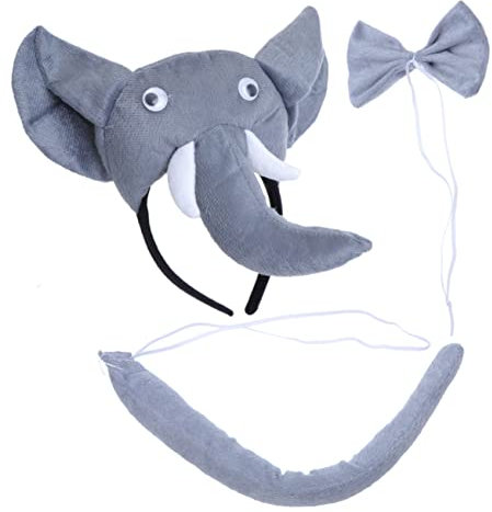 PACKOVE 3 Stk Stirnband mit Tierohren Fischschuppen Miniaturessen für Puppenhaus Kinderkleidung Tiara Kinderkostüme Tierkostüm für Kinder Abschlussball Kopfbedeckung Requisiten Partybedarf