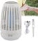 Funmo Insektenvernichter, 2-in-1 elektrische Mückenlampe, elektrische Mückenfalle, UV-Moskito-Killer, Insektenfalle, Mückenlampe für Schlafzimmer, Camping, Garten, Innen- und Außenbereich