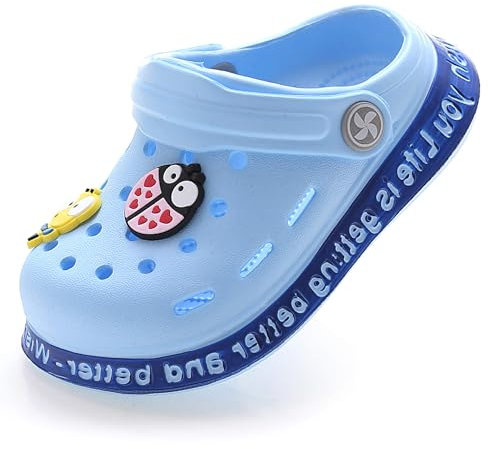 Zuecos Unisex de Jardín para Niños y Niñas, Zapatillas de Verano Antideslizantes, Zapatos Suaves de Bebé