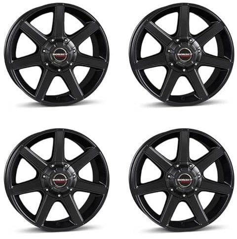 4x Borbet Felgen CWE 8.5x18 ET20 5x114.3 black matt kompatibel mit Jeep Cherokee Wrangler