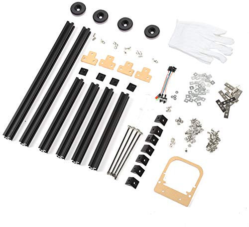 Beufee DIY-Computergehäuse Mit Offenem Rahmen aus Aluminiumlegierung, PC-Gehäuse Mit Offenem Rahmen, Open-Air-PC-Gehäuse, ITX-Motherboard-CPU-Combo