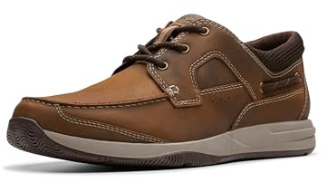 Clarks Herren Sailview Lace Bootsschuh, Bienenwachs-Leder, 47 EU