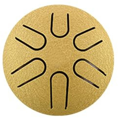 Regentrommel Für Den Garten Draußen -3 Zoll 6 Töne Rain Drum Outdoor, Tongue Rain Chime Drum, Steel Tongue Drum Regentrommel Tongue Rain Chime Drum, Wasserdichte Trommel Regenglocke