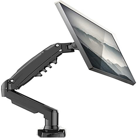 Adjustable Monitor Stand F80 + 2XUSB3.0 Desktop Gas Spring 17-30 LCD LED Monitor Holder Mount Arm Full Motion Display Stand Loading 2-9 Kgs Ergonomic Comfort(2021 F80NX)