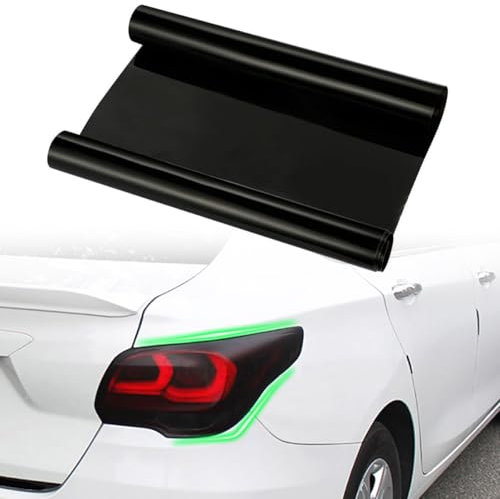 MSMDG Elbstklebende Auto-Tönungsfolie für Opel Corsa D A B C E F OPC, Selbstklebende Scheinwerfer Taillights Tönung Vinyl Film, Dekoration Aufkleber,30 * 150 cm