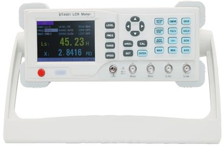 LCR Meter, ET4401 ET4410 LCR Tester da banco digitale a ponte Misuratore LCR da tavolo Misuratore di capacità Resistenza Impedenza Induttanza,Strumenti di prova(ET4401)