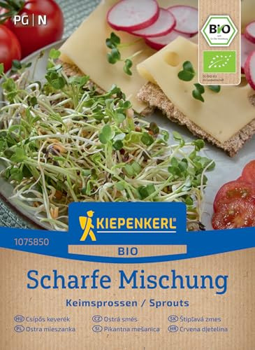 Kiepenkerl BIO Keimsprossen-Saat Scharfe Mischung 1075850, Keimsprossensaat | Scharf-würzige Mischung