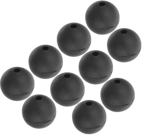 TOGEVAL 10pcs Rubber Head Drum Mallet Soft Percussion Sticks for Xylophone Marimba Ethereal Drums Music Class Group Performance