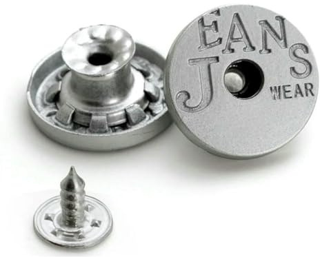 „Jeansknöpfe, I-förmig, Nieten für Jeansjacken, runde Metallnieten, Knöpfe mit festem Verschluss und Knopfzubehör.“ – 17 mm hoch