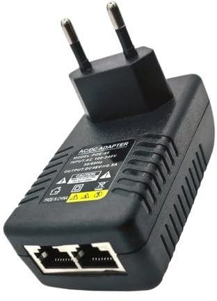 SEUIFMOMI Adattatore di corrente PoE 48 V 0,5 A Ethernet