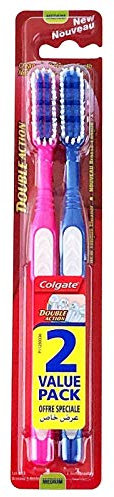 Colgate Double Action Zahnbürste, 2 Stück