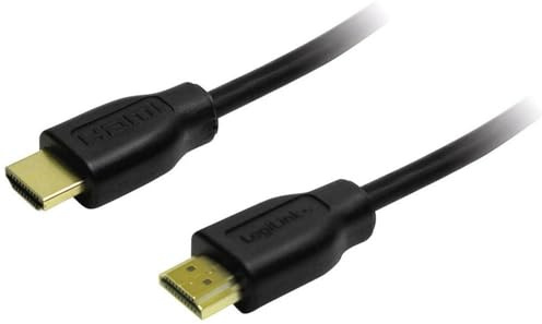 Logilink CH0045 HDMI High Speed mit Ethernet (V1.4) Kabel, 2X 19-polig Male, 7,5m schwarz