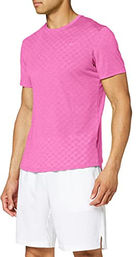 Nike M Nkct Chllngr SS, T-Shirt Uomo, Active Fuchsia/Active Fuchsia, L