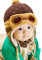 EDOTON Baby Kinder Earflap Hut, Winter Warme Pilot Flieger Mütze Wintermützen für Mädchen Jungen 6 Monate -3 Jahre (Kaffee)