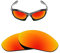 Oak&ban Verres de rechange polarisés pour lunettes de soleil Oakley Monster Dog - Plusieurs options - Rouge - Taille Unique