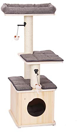 Ebi Europet Bernina 431-444610 Kratzbaum Aus Holz - Oslo - 48x38x109cm