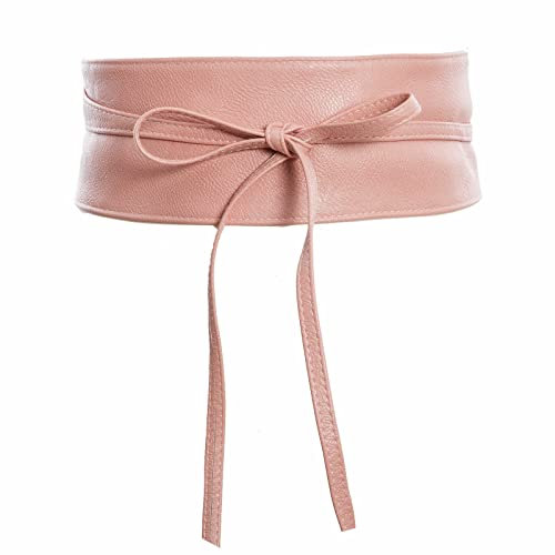 Toocool - Obi-Gürtel für Damen, Kunstleder-Bund, Taillengürtel Damen Breit Hüftgürtel ST-2087 [Eine Größe, Rose]