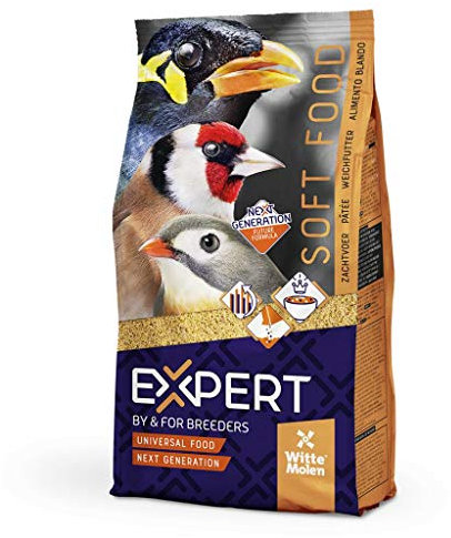 Witte Molen Expert Universalfutter Next Generation 1 x 1 kg Weichfutter für früchte- und insektenfressende Vögel