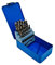 PeTools, 25-tlg. Edelstahl-Bohrer HSS-E (1-13mm) Kobalt Cobalt (Co5) Spiral-Bohrer VA mit Kreuzanschliff, Metallbohrer, Stahlbohrer