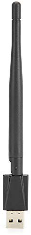 Scheda di Rete Wireless, Ricevitore WiFi Portatile RTL8188, con Antenna Intelligente Esterna da 3,5 DBi, per Win 7/Win8/Win8.1/WIN10/Linux/Android.