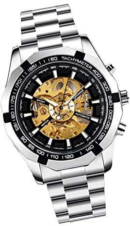 Hemobllo Reloj Automatico para Hombre 1Pc Automatic Mechanical Watch Fashion Wrist Watch Chic Men Business Automatic Mens