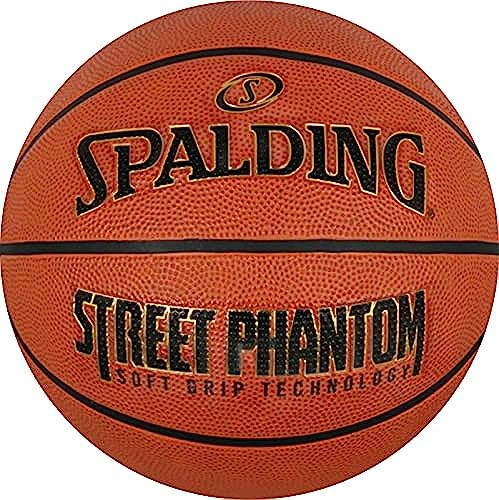 Spalding Street Phantom Professional Basketball Ball Full Size No. 7 Basketball Ball Without Air Pump Official Outdoor Match Basketball Size 7