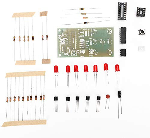 Kit di dadi elettronici da 4,5~5 V, kit di dadi LED fai-da-te per un divertente set di produzione elettronica